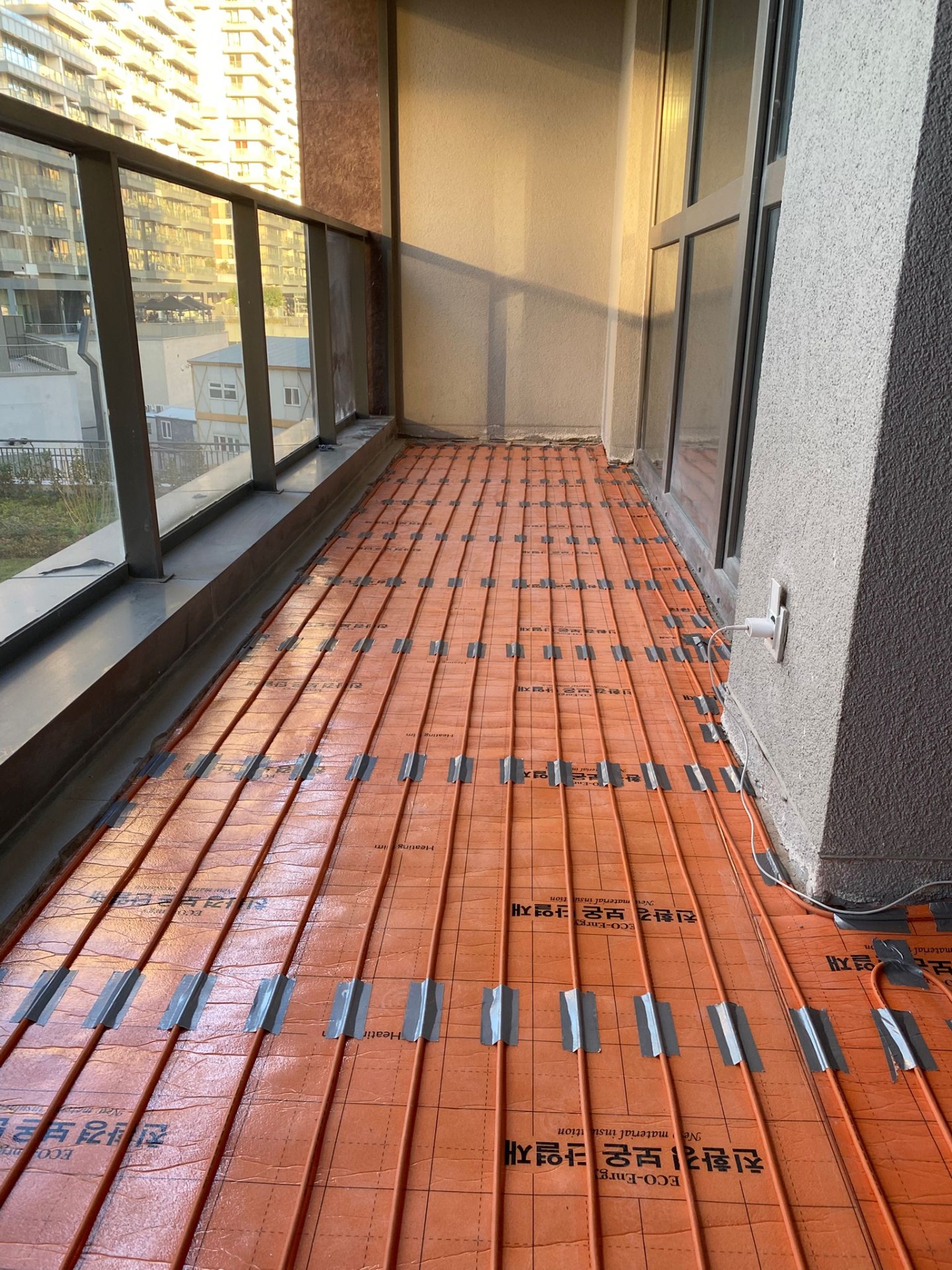 Kış bahçesi seramik altı ısıtma